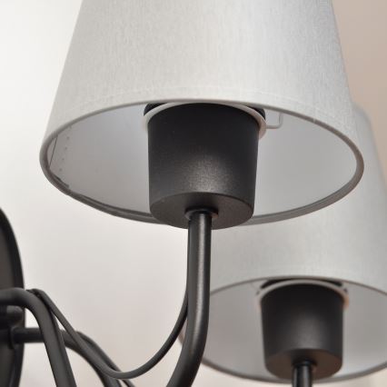 MALBO wall lamp 2x E27/15W/230V grey/black