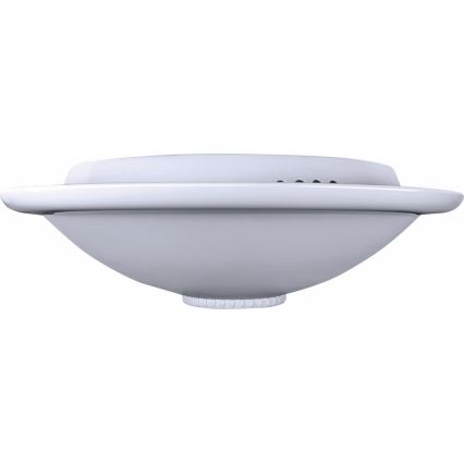 Ceiling light with motion and twilight sensor MANA 2xE27/40W/230V Ø 30 cm white