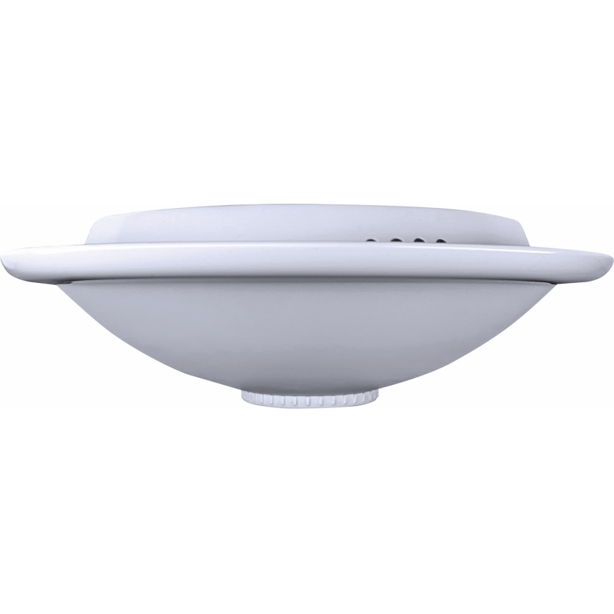 Ceiling light with motion and twilight sensor MANA 2xE27/40W/230V Ø 30 cm white