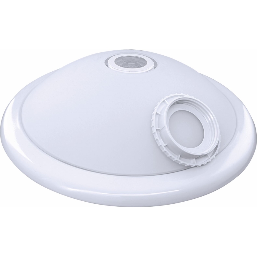 Ceiling light with motion and twilight sensor MANA 2xE27/40W/230V Ø 30 cm white