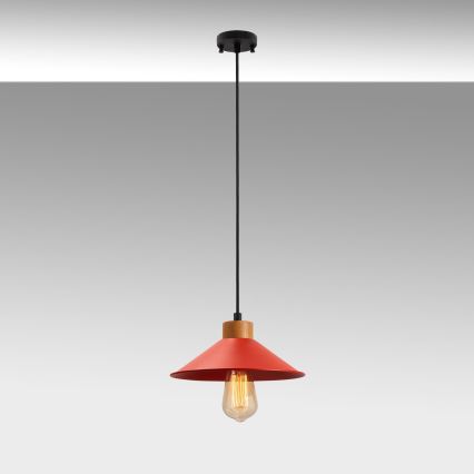 MANAVGAT Pendant Light 1xE27/40W/230V Red/Brown