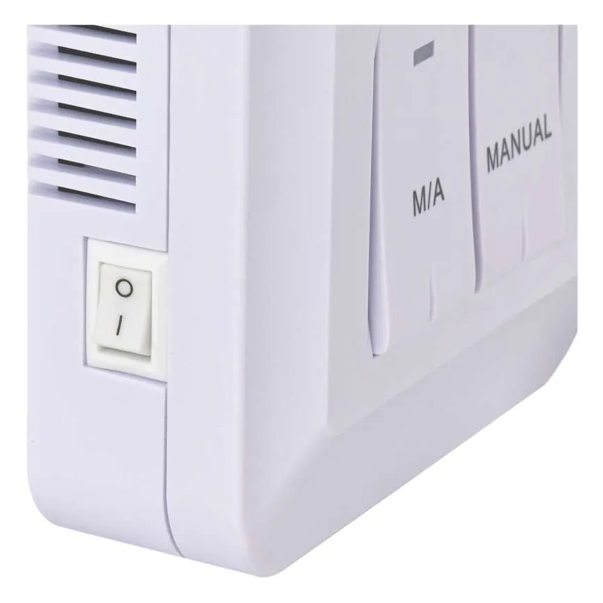 Manual wireless room thermostat 230V/16A 2xAA white