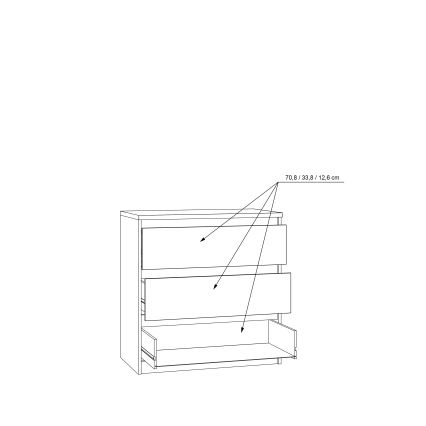 MAO Chest of Drawers, Artisan Oak