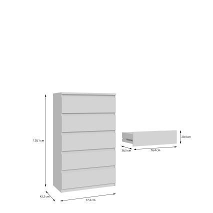 MAO White Chest of Drawers