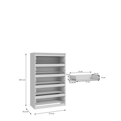 MAO White Chest of Drawers