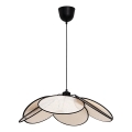 MARGARET Cord Pendant Light 1x E27/40W/230V Black/Beige