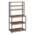 MARGE Kitchen Shelving Unit, Brown/Black