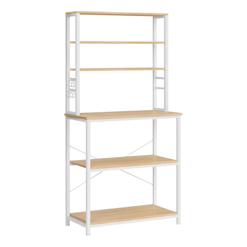 MARGE Kitchen Shelving Unit, Brown/White