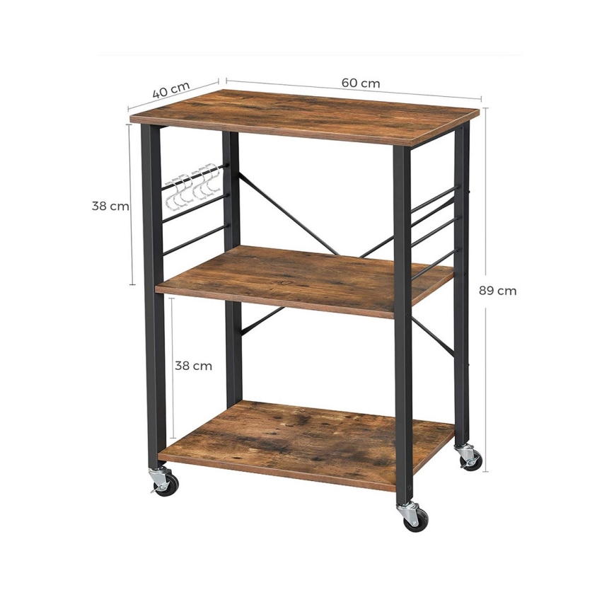 MARGE Serving Table, Brown
