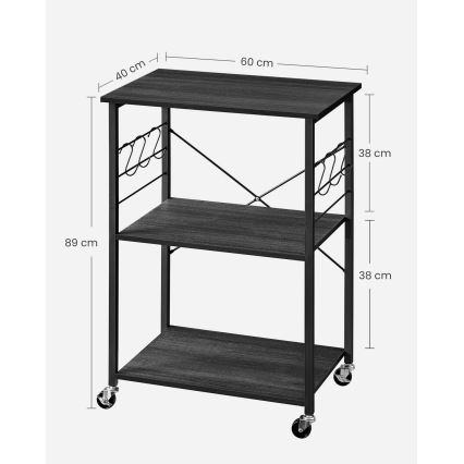 MARGE Serving Table in Black