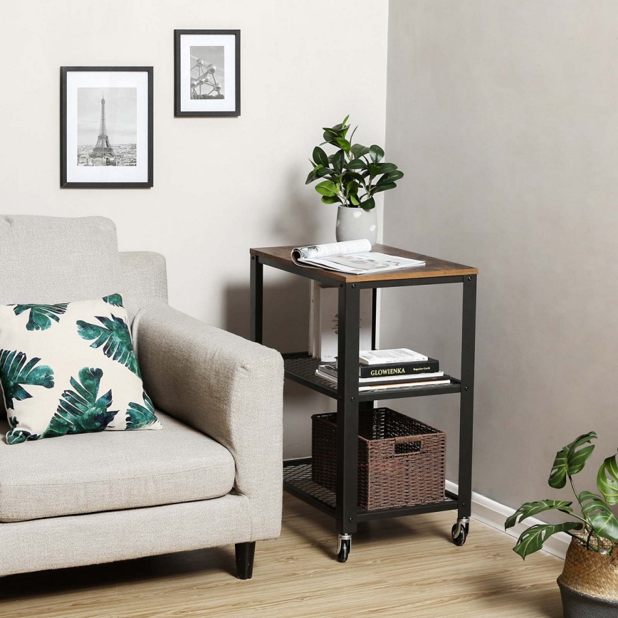 MARGE Serving Table in Brown/Black