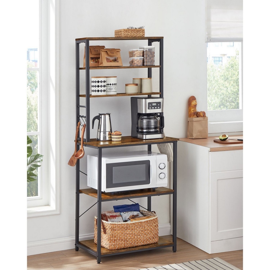 MARGE Shelving Unit, Brown/Black