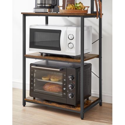 MARGE Shelving Unit, Brown/Black