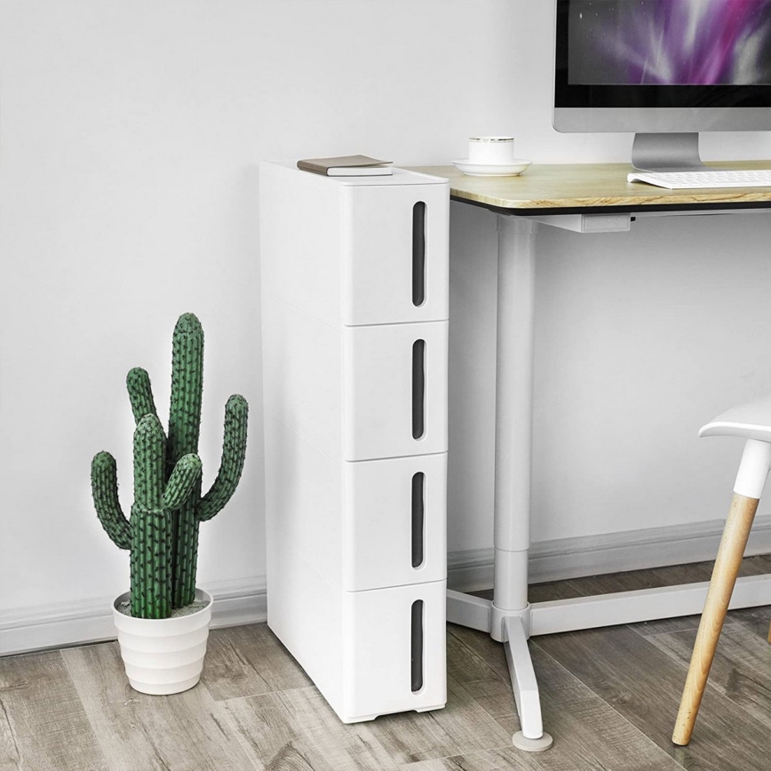 MARGE Universal Kitchen Shelving Unit, White/Brown