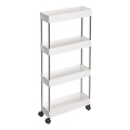 MARGE White Rolling Storage Cart