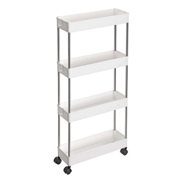 MARGE White Rolling Storage Cart