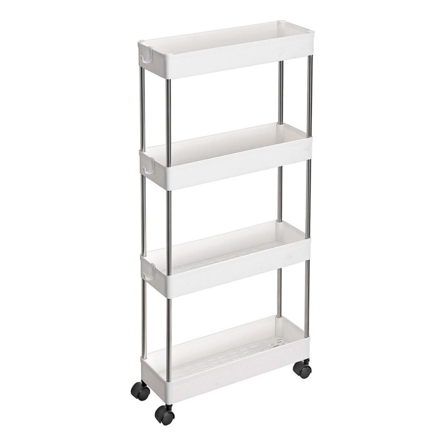 MARGE White Rolling Storage Cart