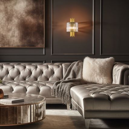MARGOT Wall Light 2xE14/40W/230V - Gold