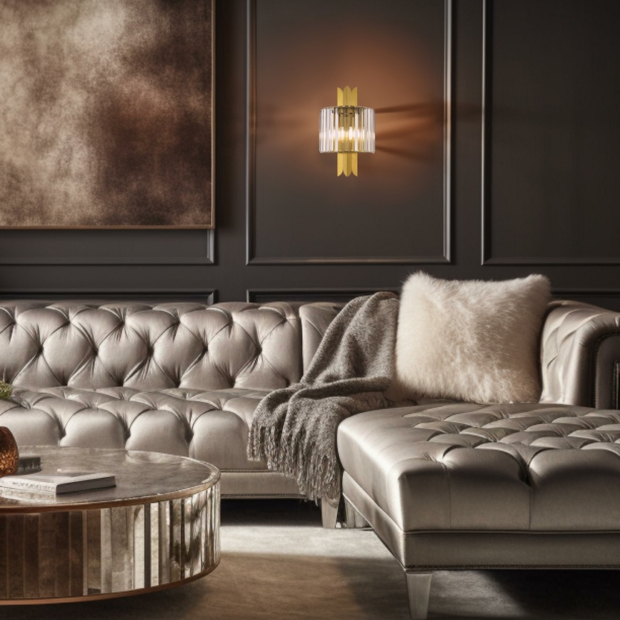 MARGOT Wall Light 2xE14/40W/230V - Gold