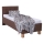 MARIA ONE Upholstered Bed with Storage, 90 x 200 cm, Brown (mattress not included)