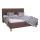 MARIA upholstered bed with mattress and storage, 160x200 cm, brown