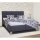 MARIA Upholstered Bed with Mattress and Storage Compartment, 180 x 200 cm, Grey