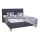MARIA Upholstered Storage Bed 160x200 cm, Grey – Mattress Not Included