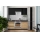 MARINA 180 cm kitchen unit, Craft Oak/Glossy Black
