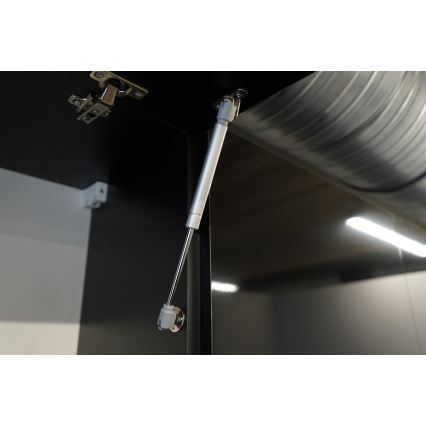 MARINA 180 cm kitchen unit, Craft Oak/Glossy Black