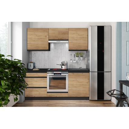 MARINA 180 cm kitchen unit in Craft Oak