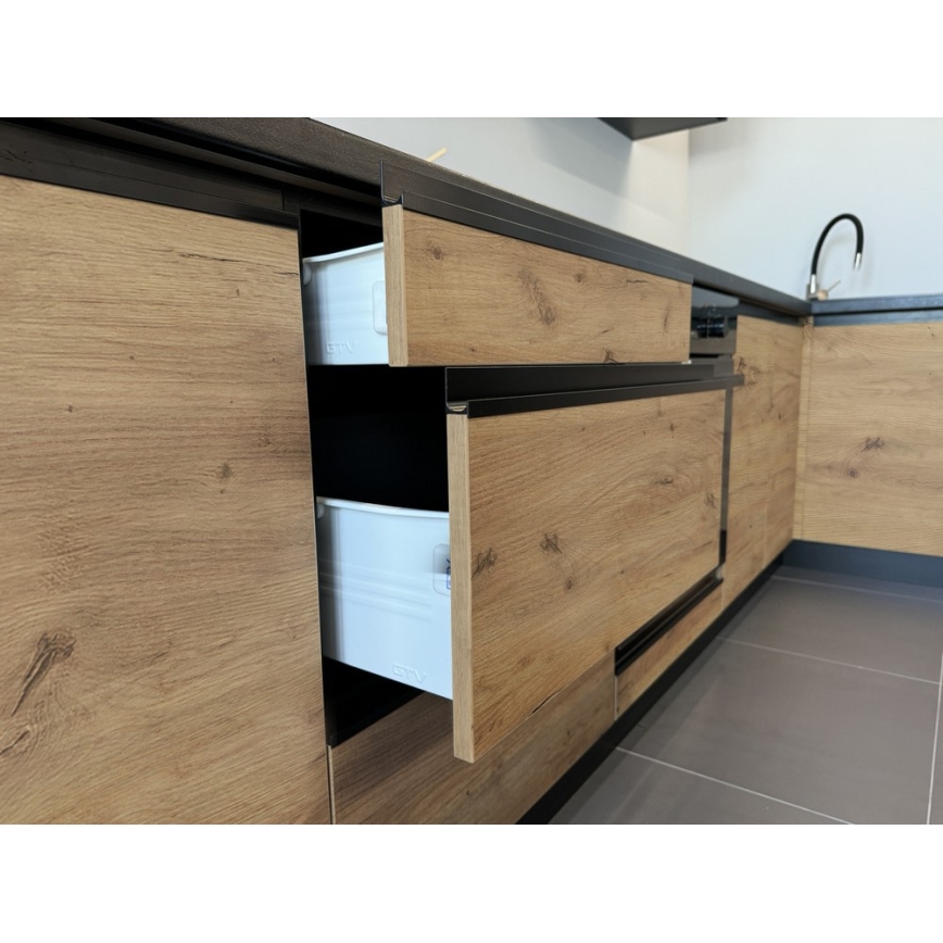 MARINA 180 cm kitchen unit in Craft Oak