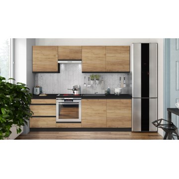 MARINA 240 cm Kitchen Unit in Craft Oak