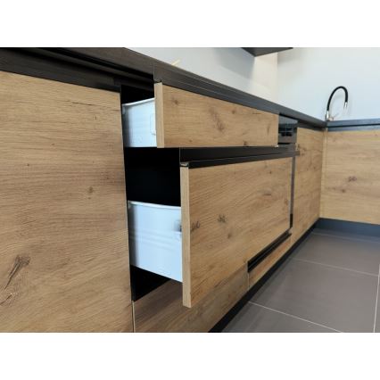 MARINA 240 cm Kitchen Unit in Craft Oak