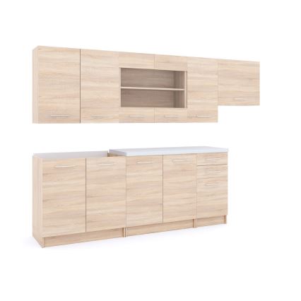 MARISA 260 cm Kitchen Unit, Sonoma Oak
