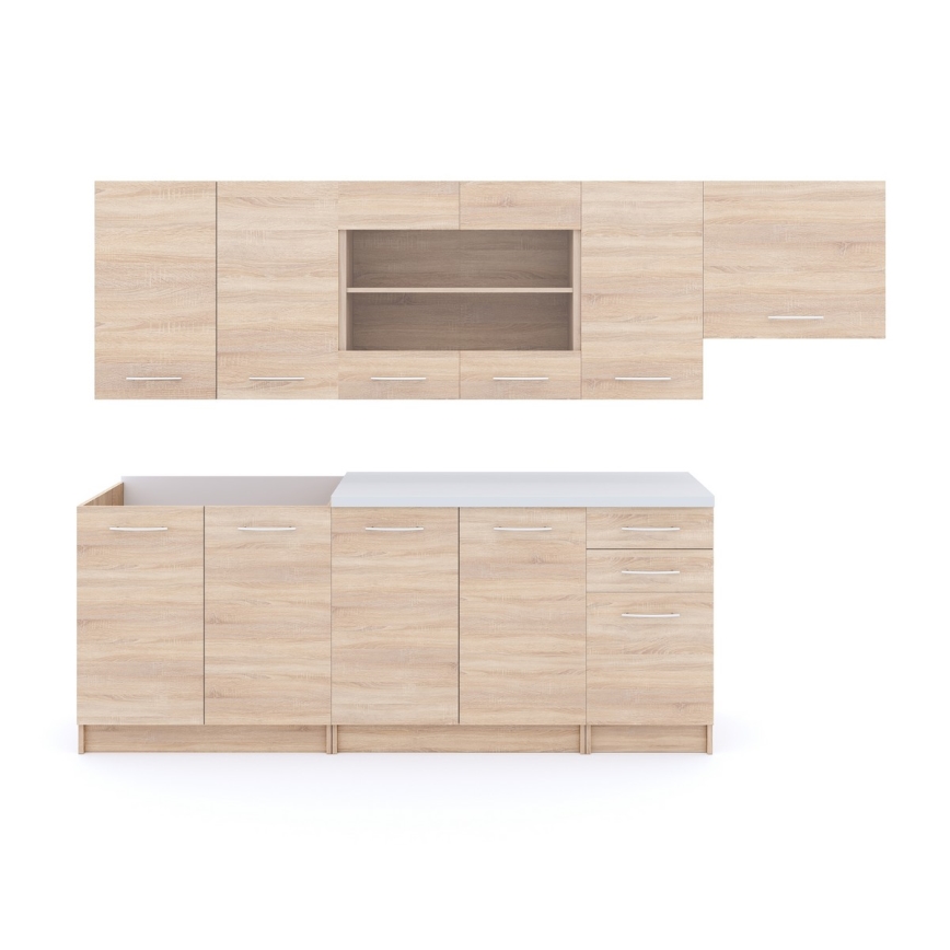 MARISA 260 cm Kitchen Unit, Sonoma Oak