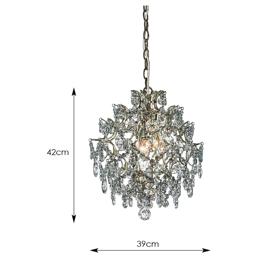 Markslöjd 100524 - Chandelier on a chain ROSENDAL 3xE14/40W/230V