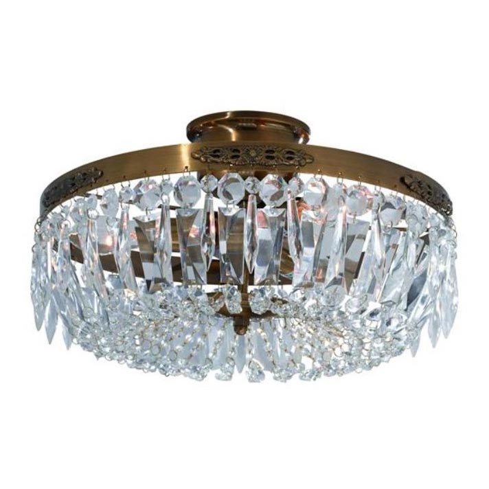 Markslöjd 100613 – Surface-mounted crystal chandelier STRÖMSHOLM 3×E14/40W/230V