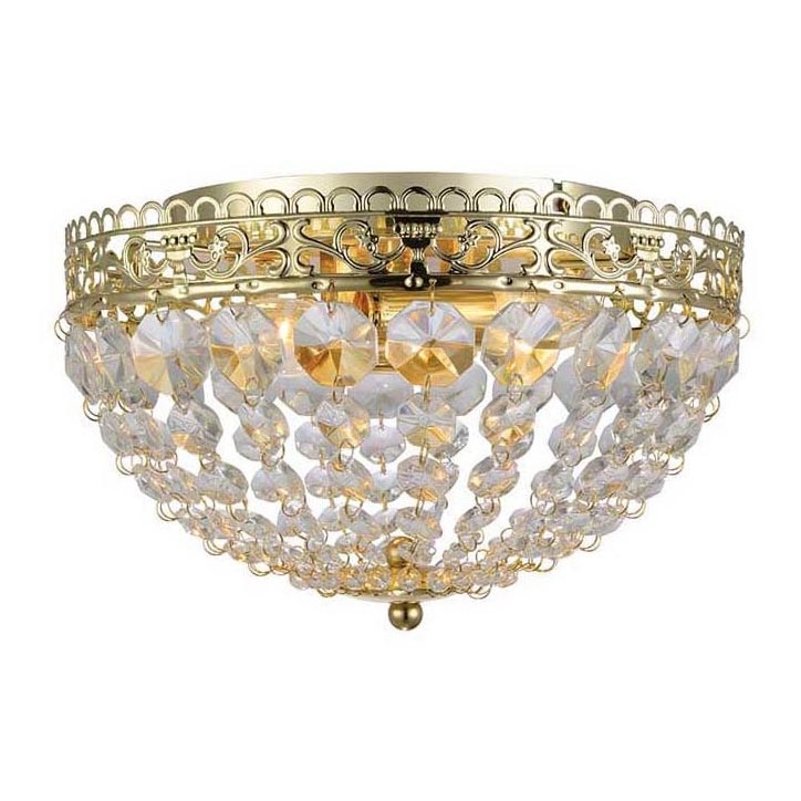 Markslöjd 106063 - Crystal ceiling light SAXHOLM 2xE14/40W/230V
