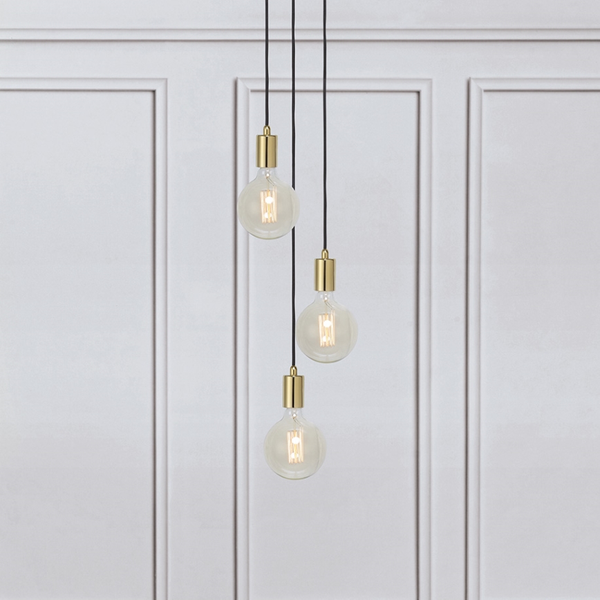 Markslöjd 106333 - Chandelier on a string SKY 3xE27/60W/230V