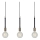 Markslöjd 106708 - Chandelier on a string SEDLO 3xE27/60W/230V