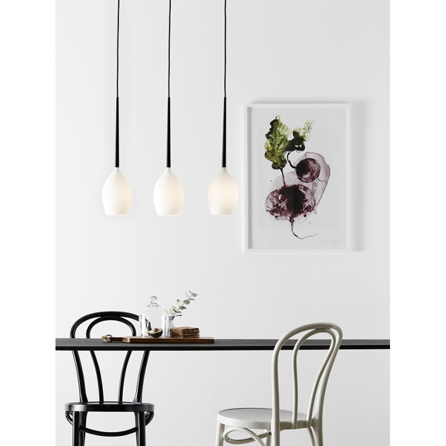 Markslöjd 106808 - Chandelier on a string SALUTE 3xE14/40W/230V