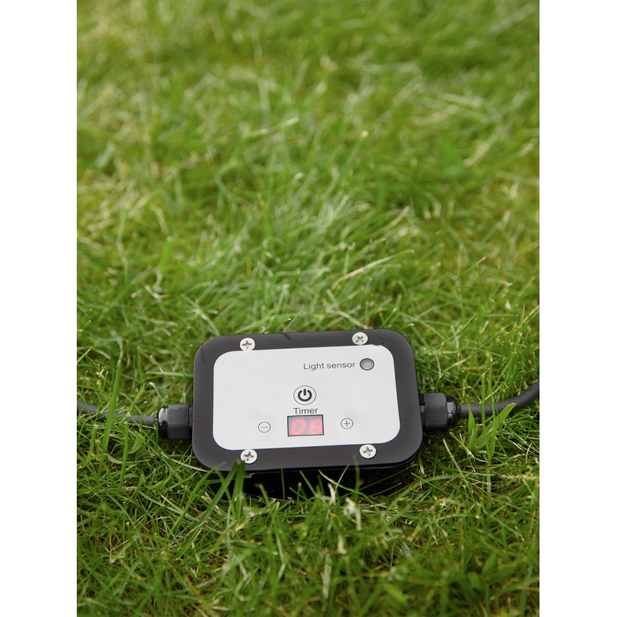 Markslöjd 106936 - Dusk sensor with timer GARDEN24 24V IP44