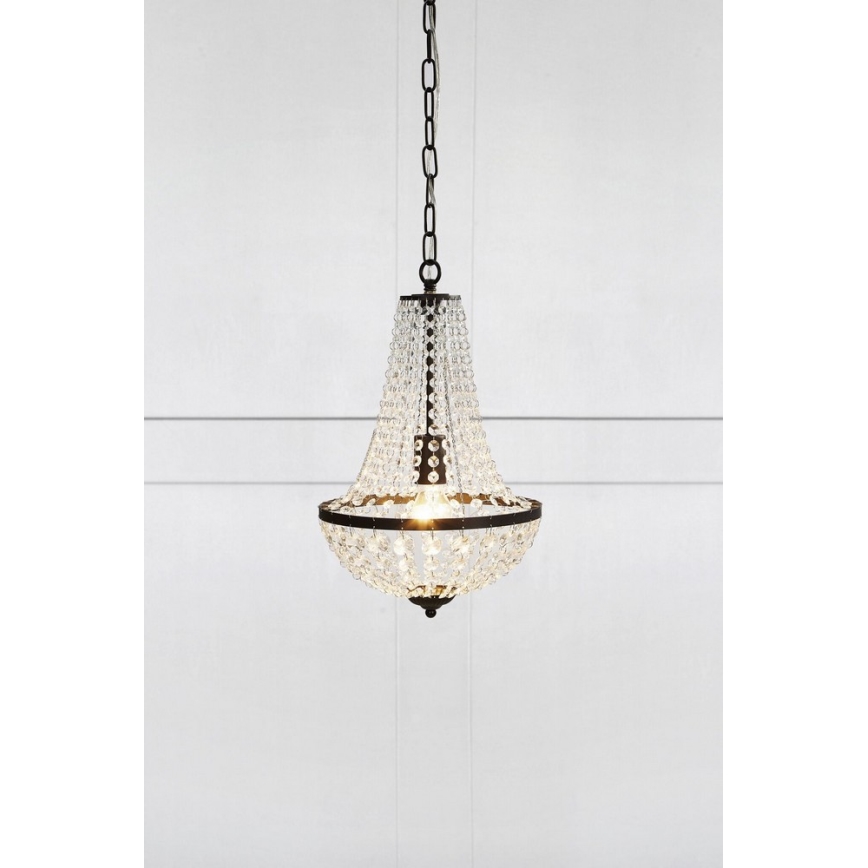 Markslöjd 107026 - Crystal chandelier on a chain GRÄNSÖ 1xE27/60W/230V