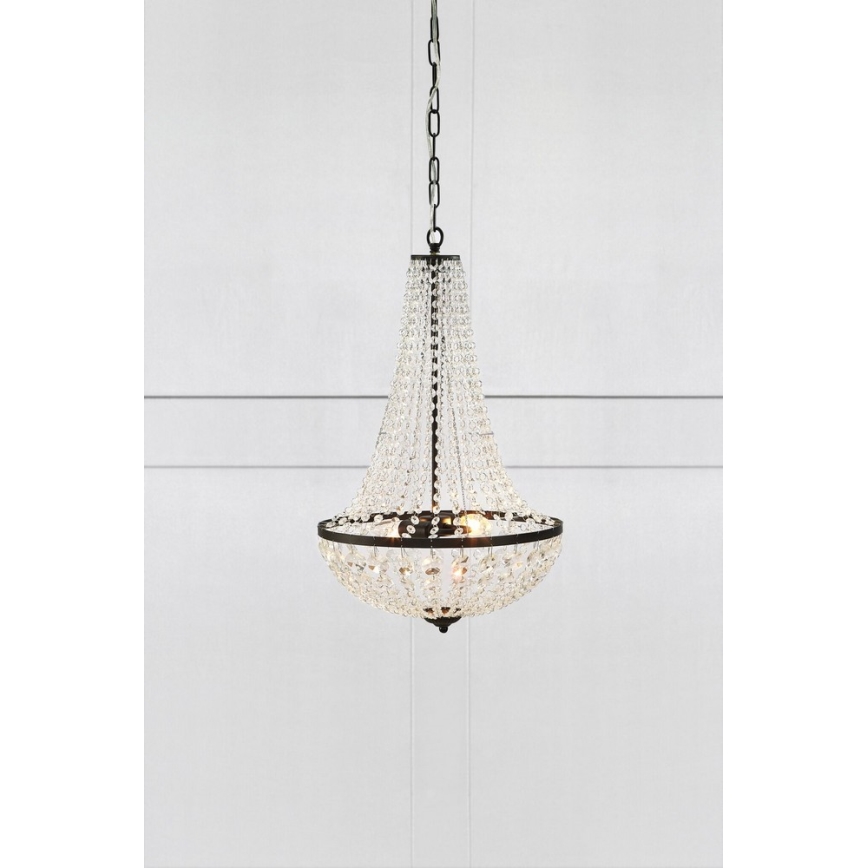 Markslöjd 107027 - Crystal chandelier on a chain GRÄNSÖ 2xE14/40W/230V