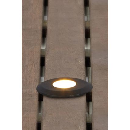 Markslöjd 107285 - GARDEN24 LED Outdoor Recessed Luminaire LED/3W/24V IP44 Black