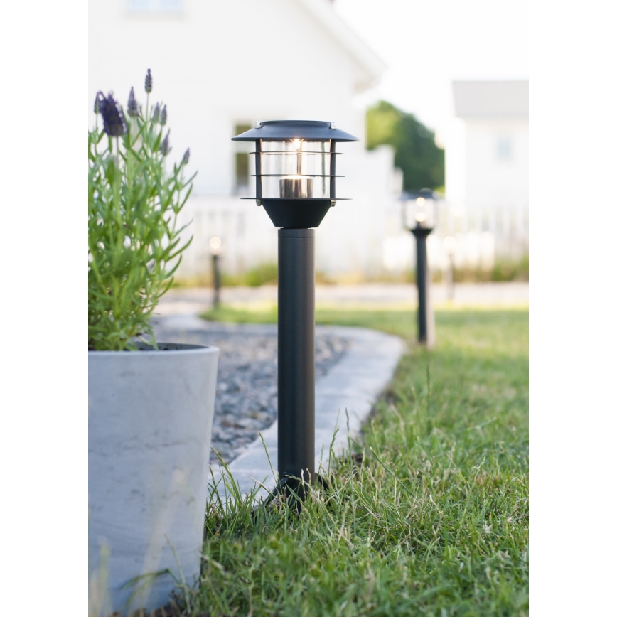 Markslöjd 107290 - LED Outdoor lamp GARDEN 24 LED/3W/24V 45 cm IP44 black
