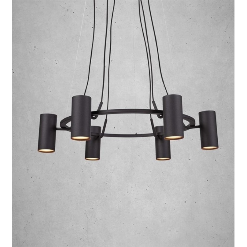 Markslöjd 107357 - Chandelier on a string PORTO 6xGU10/12W/230V