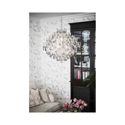 Markslöjd 107415 - Crystal chandelier on a chain HIDDEN 6xE14/40W/230V