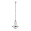 Markslöjd 107550 - Crystal bathroom chandelier on a chain GRÄNSÖ 2xG9/20W/230V IP44