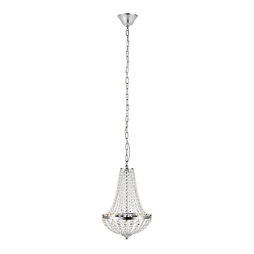 Markslöjd 107550 - Crystal bathroom chandelier on a chain GRÄNSÖ 2xG9/20W/230V IP44